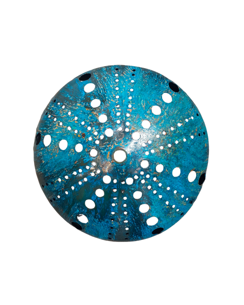Kina | Copper Artwork | Blue Patina