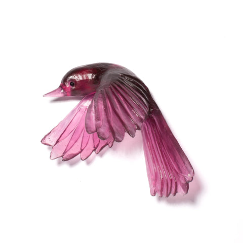 Pīwakawaka/ Fantail Wings Down | Glass Bird