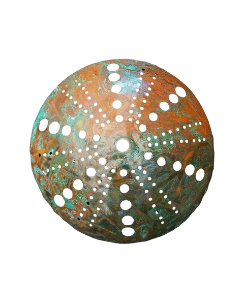 Kina | Copper Artwork | Green/Brown Patina