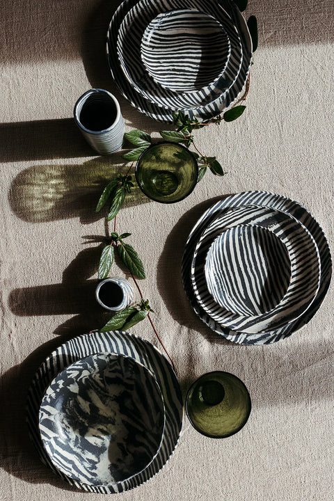 Nerikomi Plate – Medium | Mystery Creek Ceramics