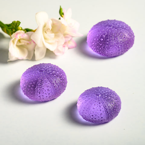 Sea Urchin - Kina | Violet | Hand Cast Glass