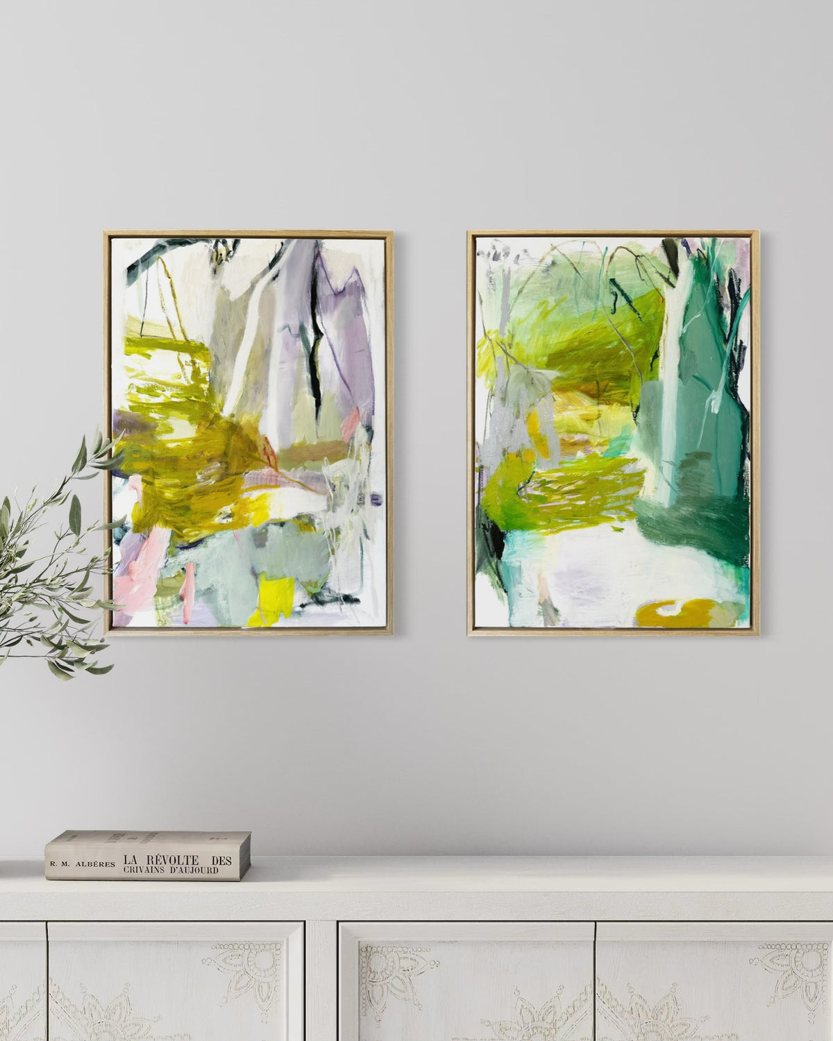 Listen Until You Hear, Look Until You See | Diptych