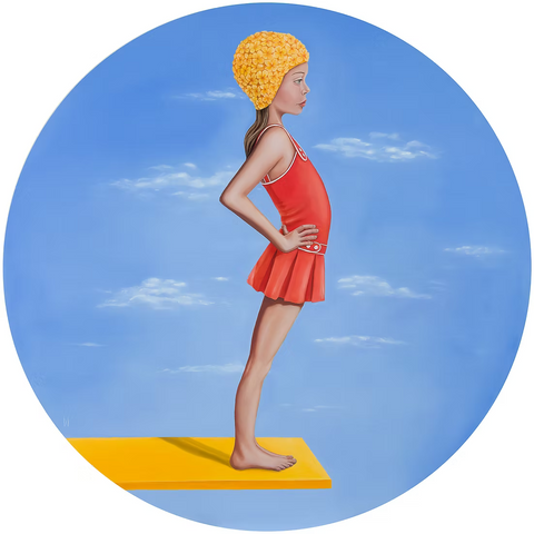 'Sky Dive I' Framed Print