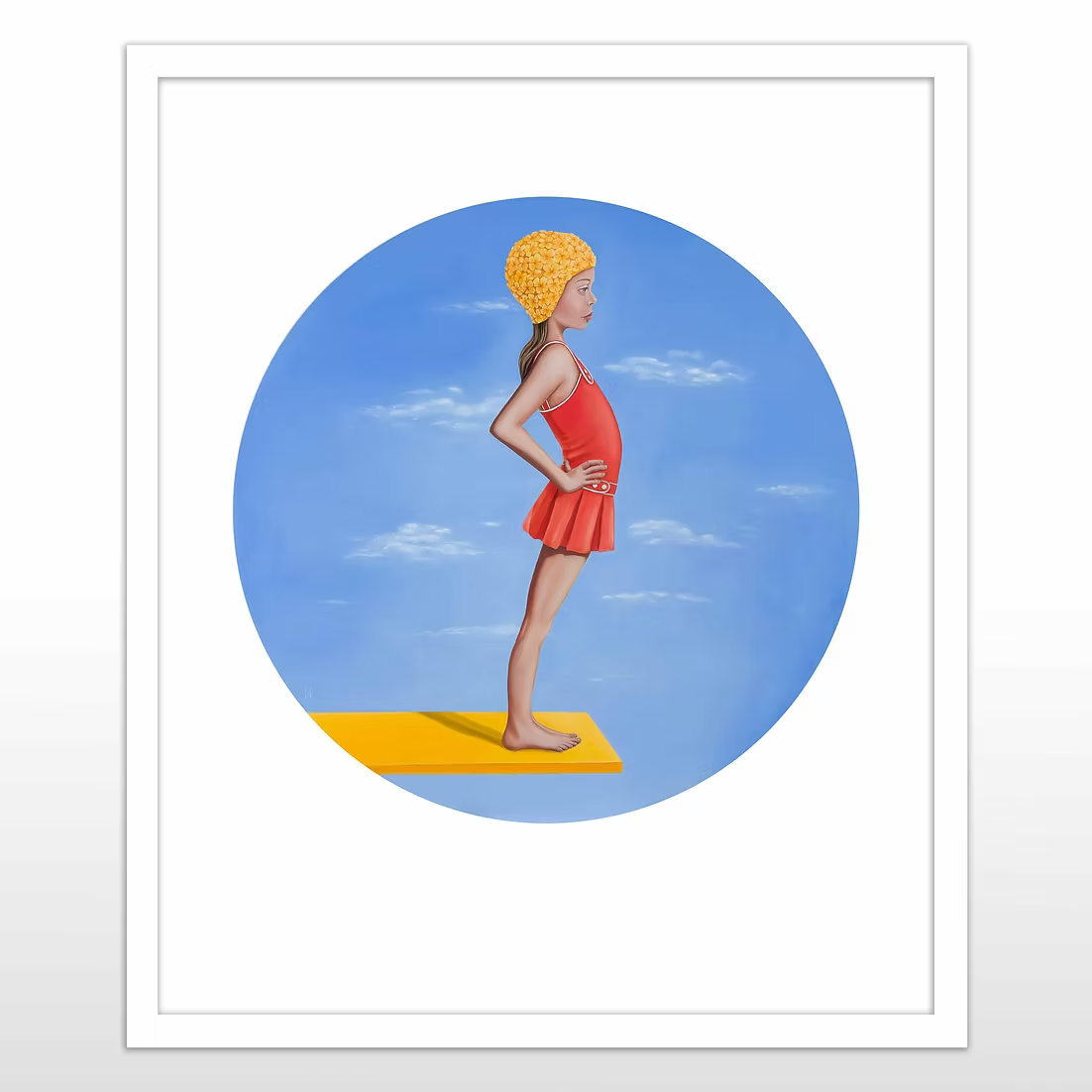 'Sky Dive I' Framed Print