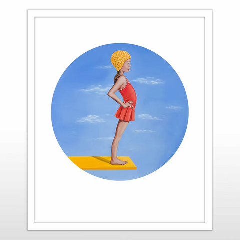 'Sky Dive I' Framed Print