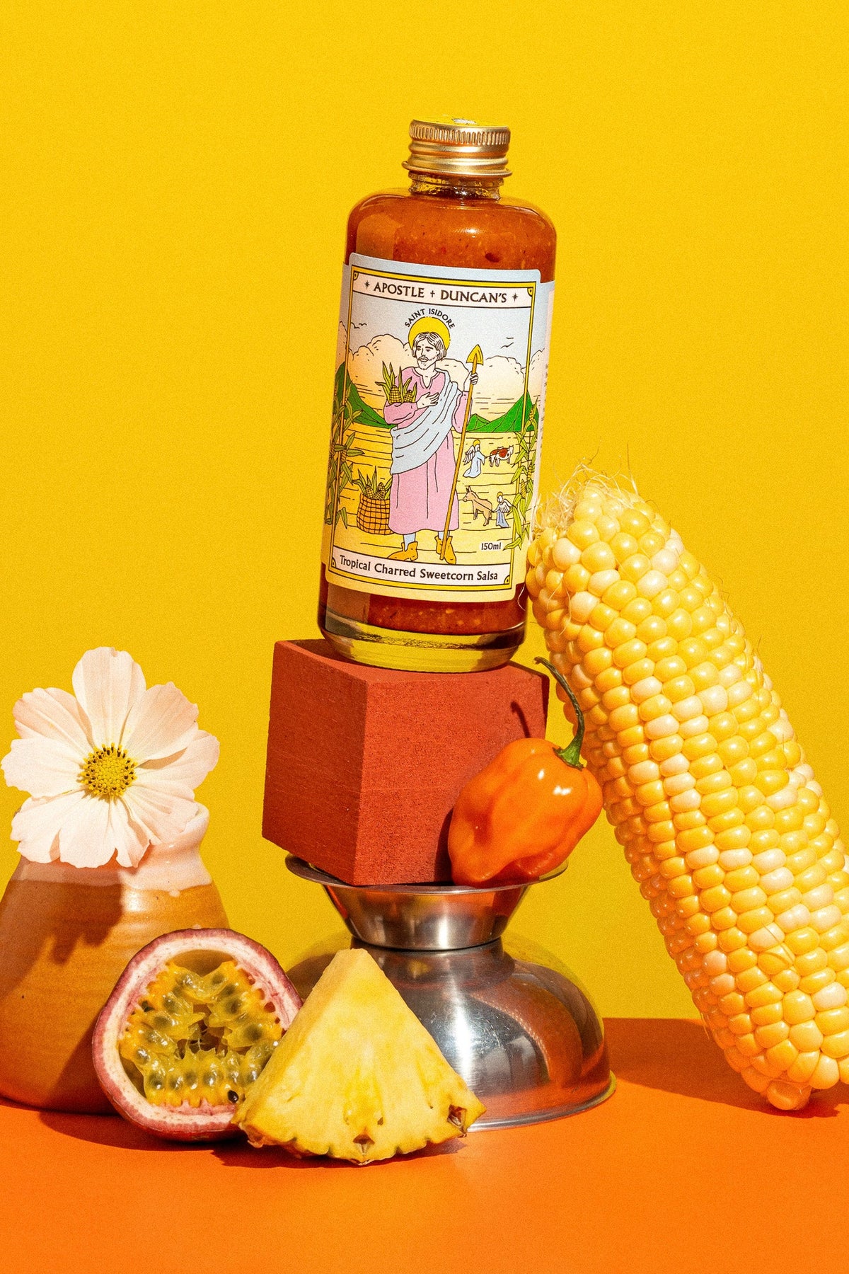Tropical Charred Sweetcorn Salsa | Saint Isidore