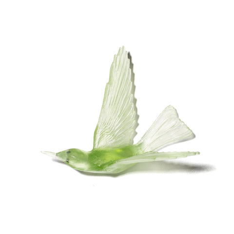 Korimako / Bellbird Wings Back | Glass Bird