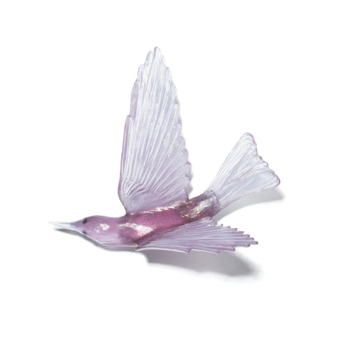 Korimako / Bellbird Wings Back | Glass Bird