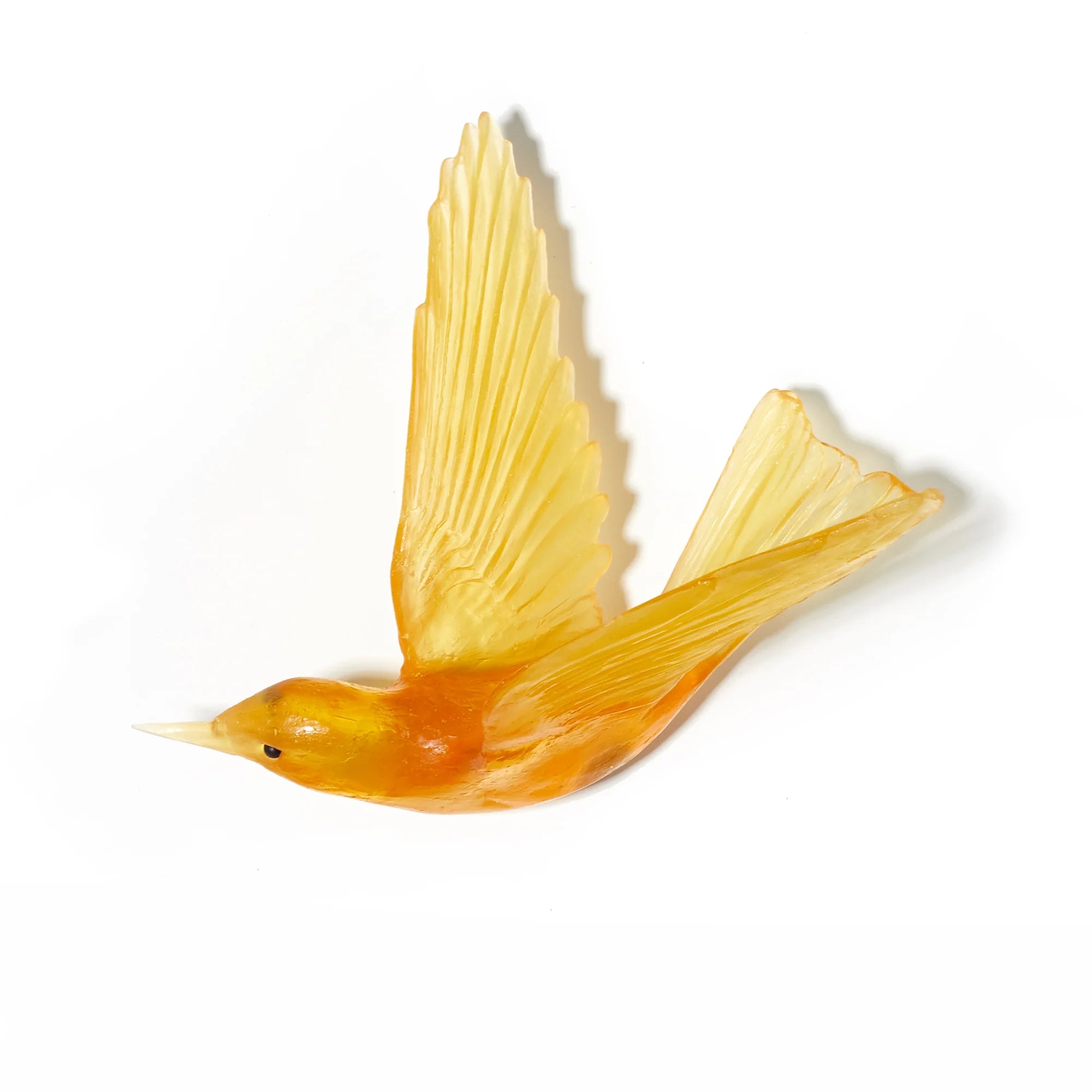 Korimako / Bellbird Wings Back | Glass Bird