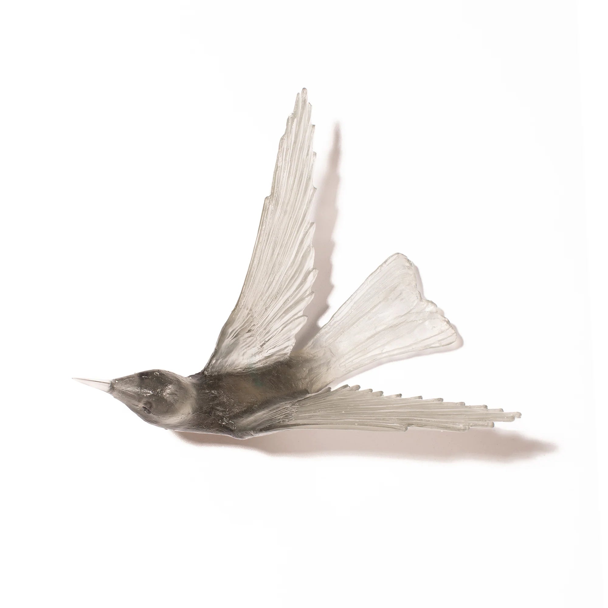 Korimako / Bellbird Wings Back | Glass Bird