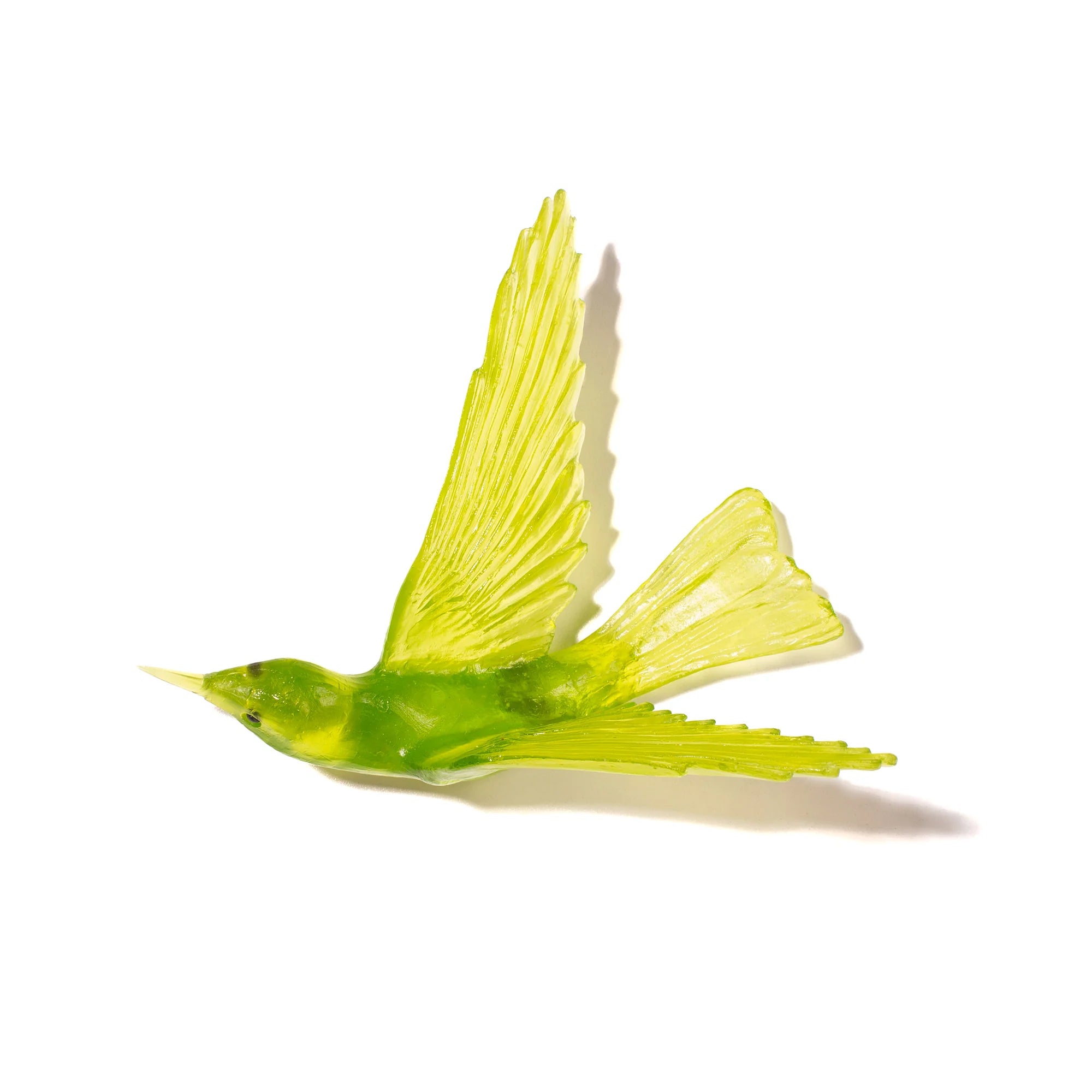 Korimako / Bellbird Wings Back | Glass Bird