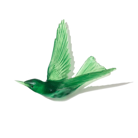 Korimako / Bellbird Wings Back | Glass Bird