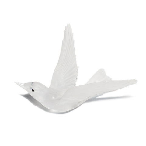 Korimako / Bellbird Wings Back | Glass Bird