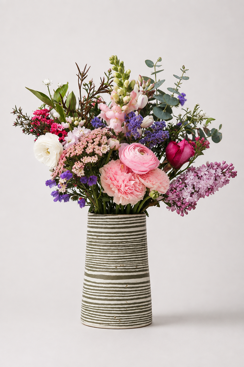 Large Vase | Nerikomi | Mystery Creek Ceramics