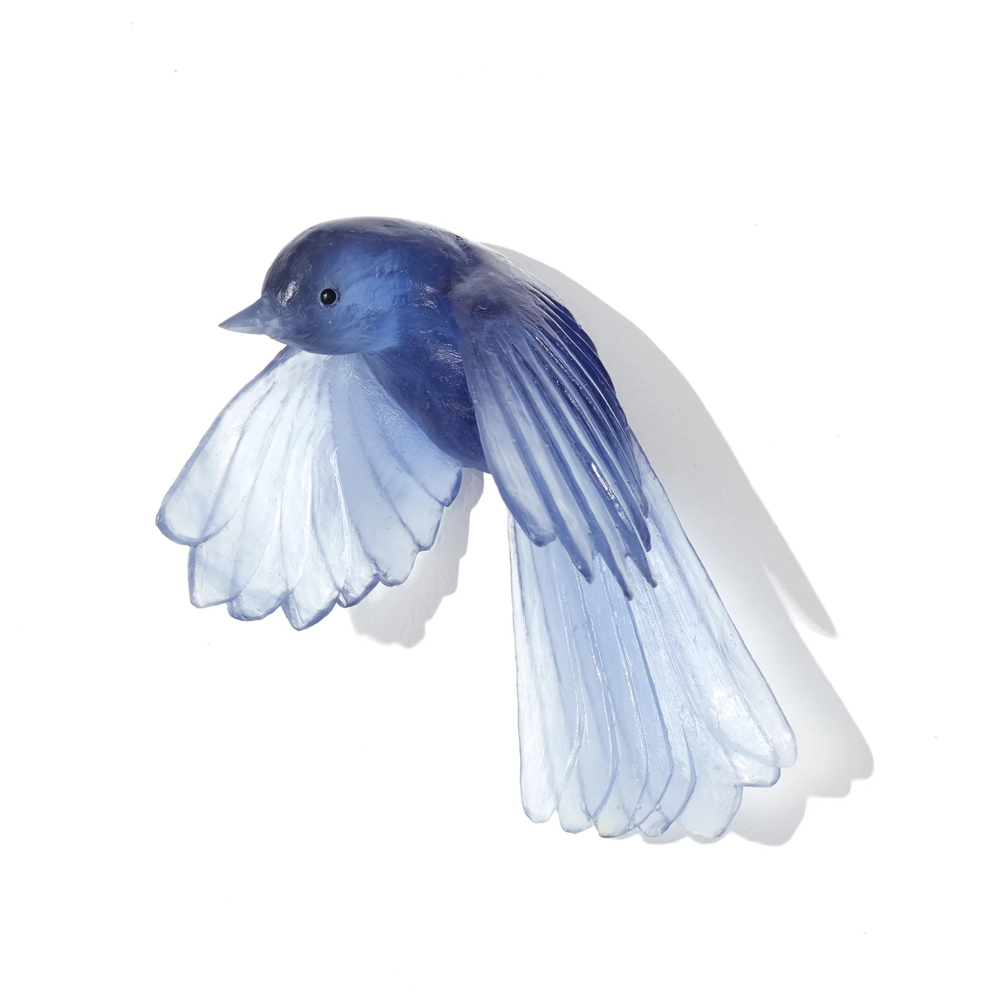 Pīwakawaka/ Fantail Wings Down | Glass Bird