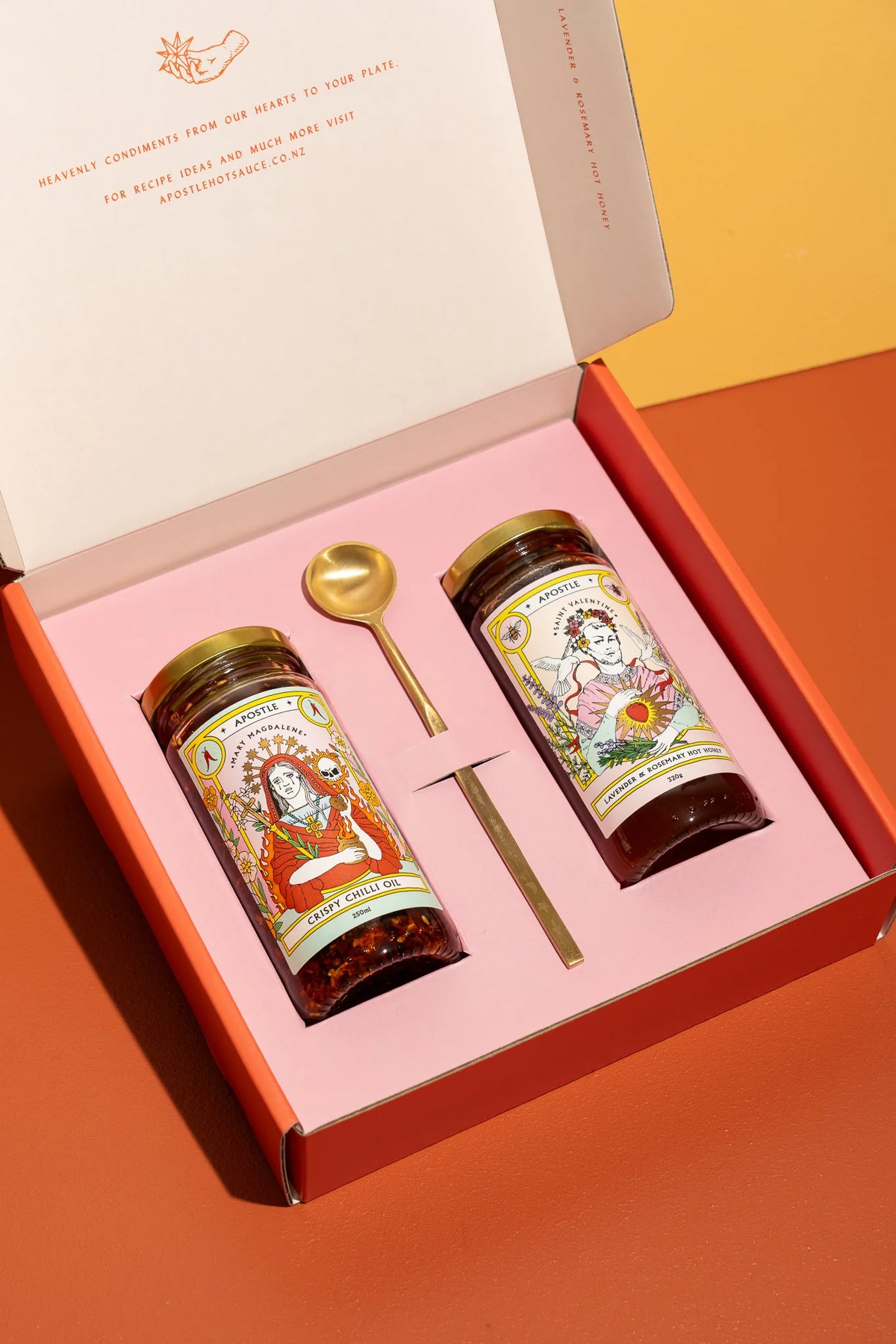 Chilli Oil, Honey Hot & Spoon Gift Pack