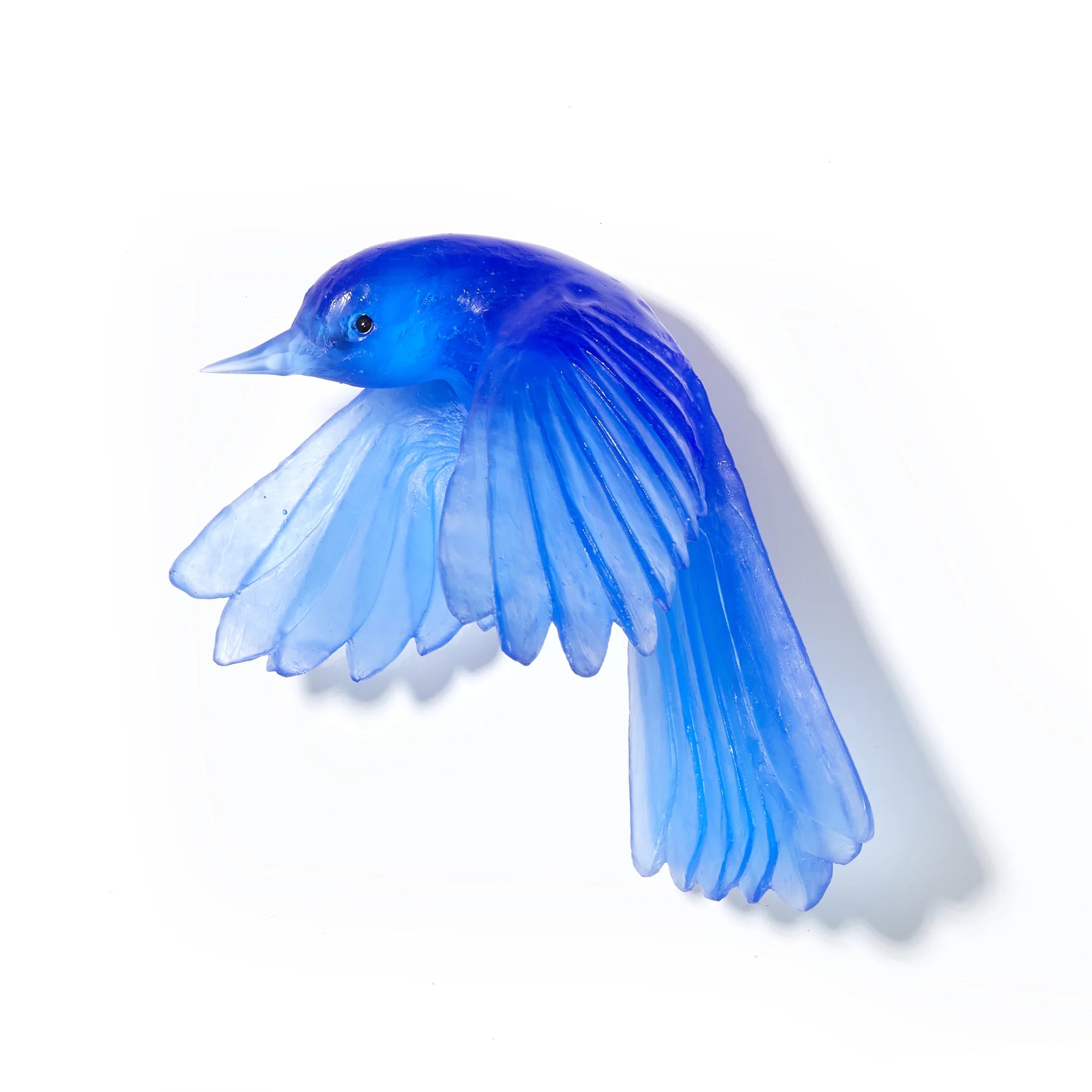 Pīwakawaka/ Fantail Wings Down | Glass Bird