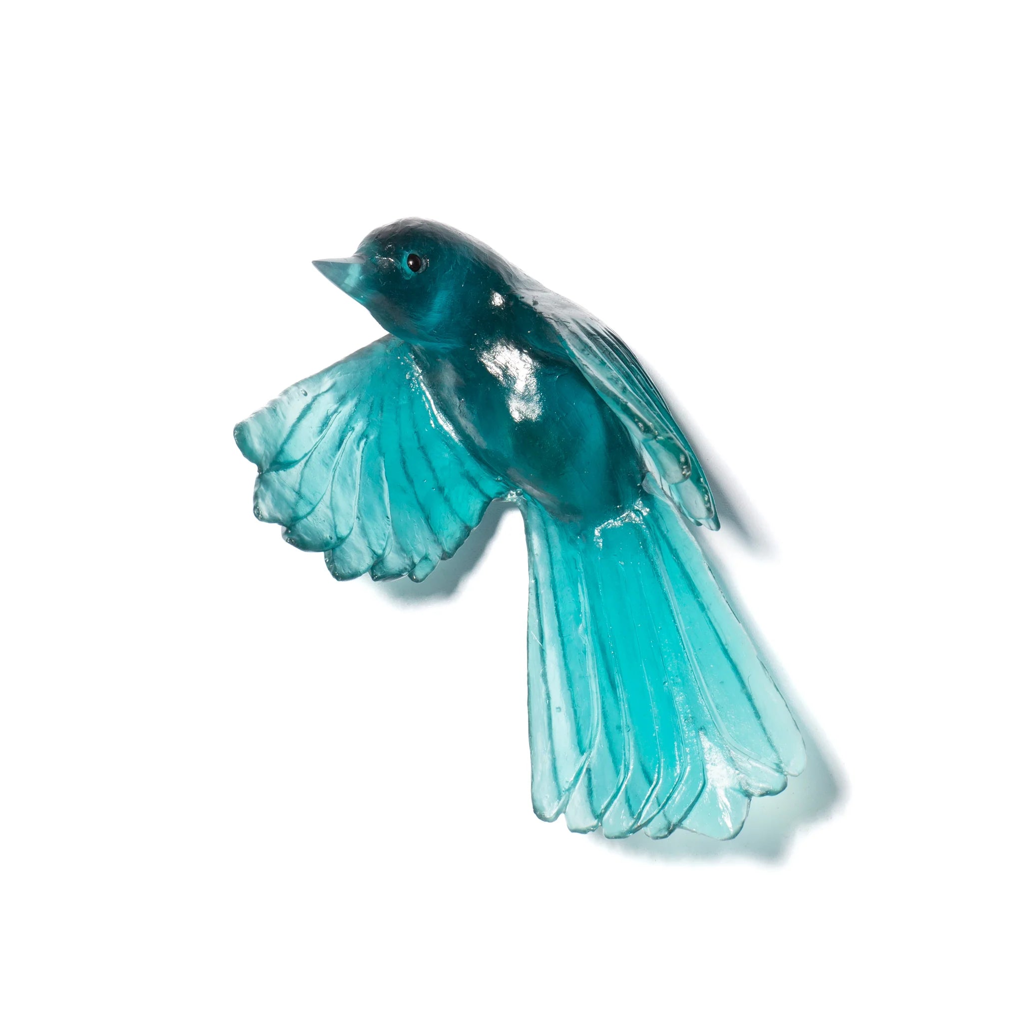 Pīwakawaka/ Fantail Wings Down | Glass Bird