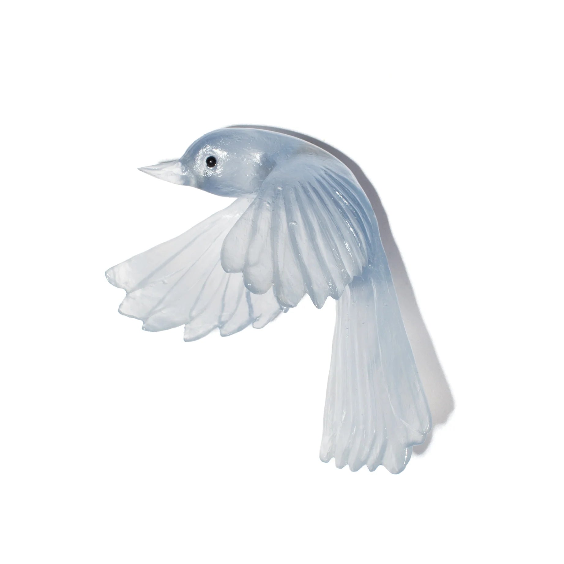 Pīwakawaka/ Fantail Wings Down | Glass Bird