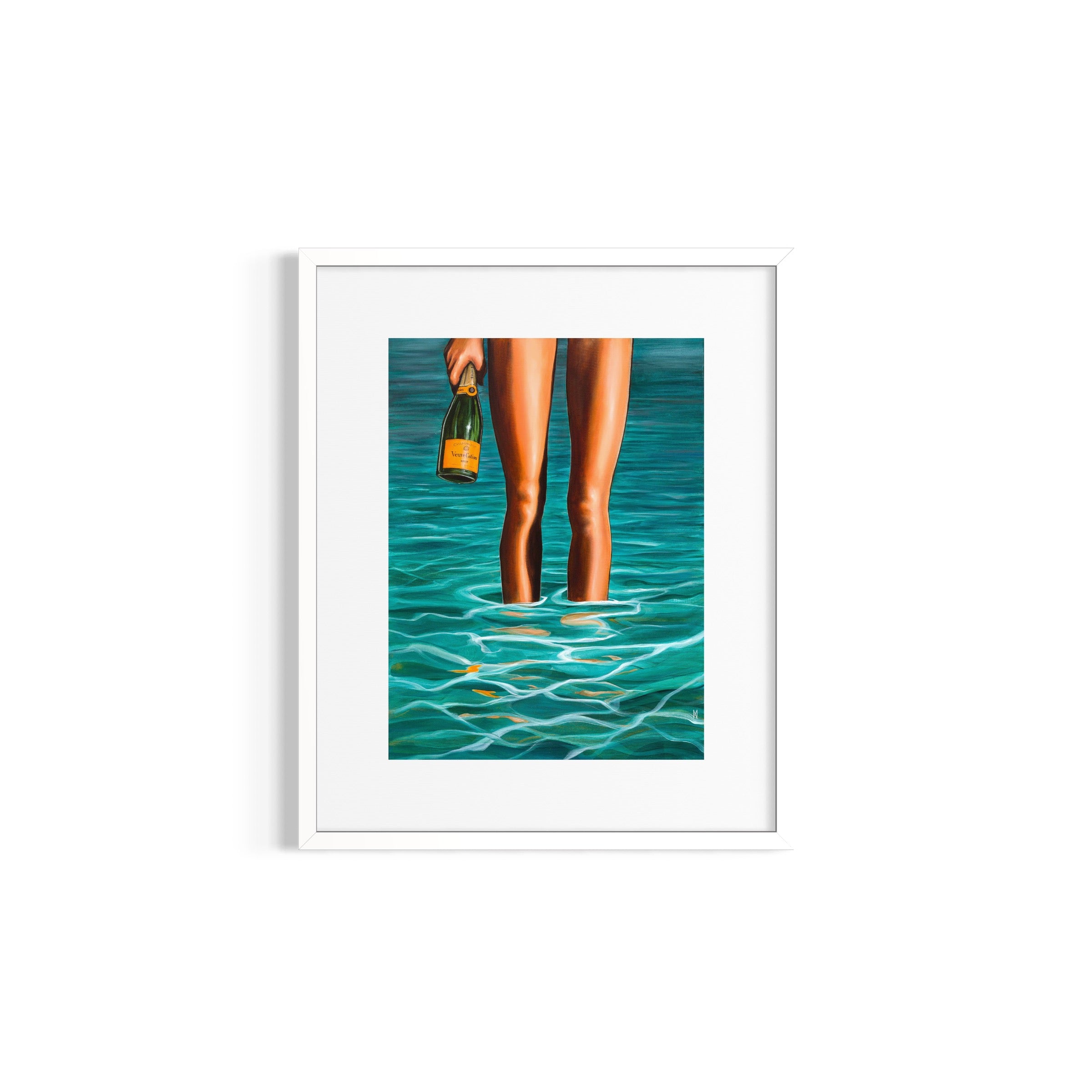 Veuvecation framed
