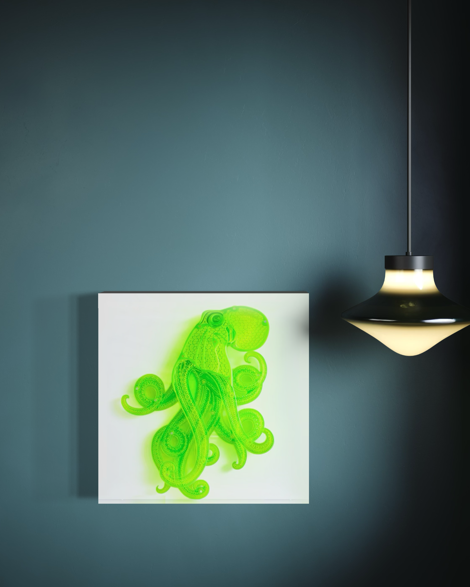 Octopus | 3D wall sculpture