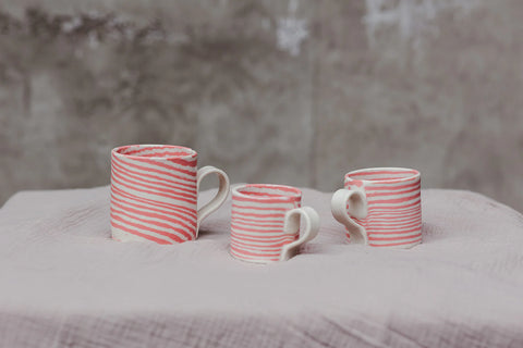 Nerikomi Mug | Pink | Mystery Creek Ceramics