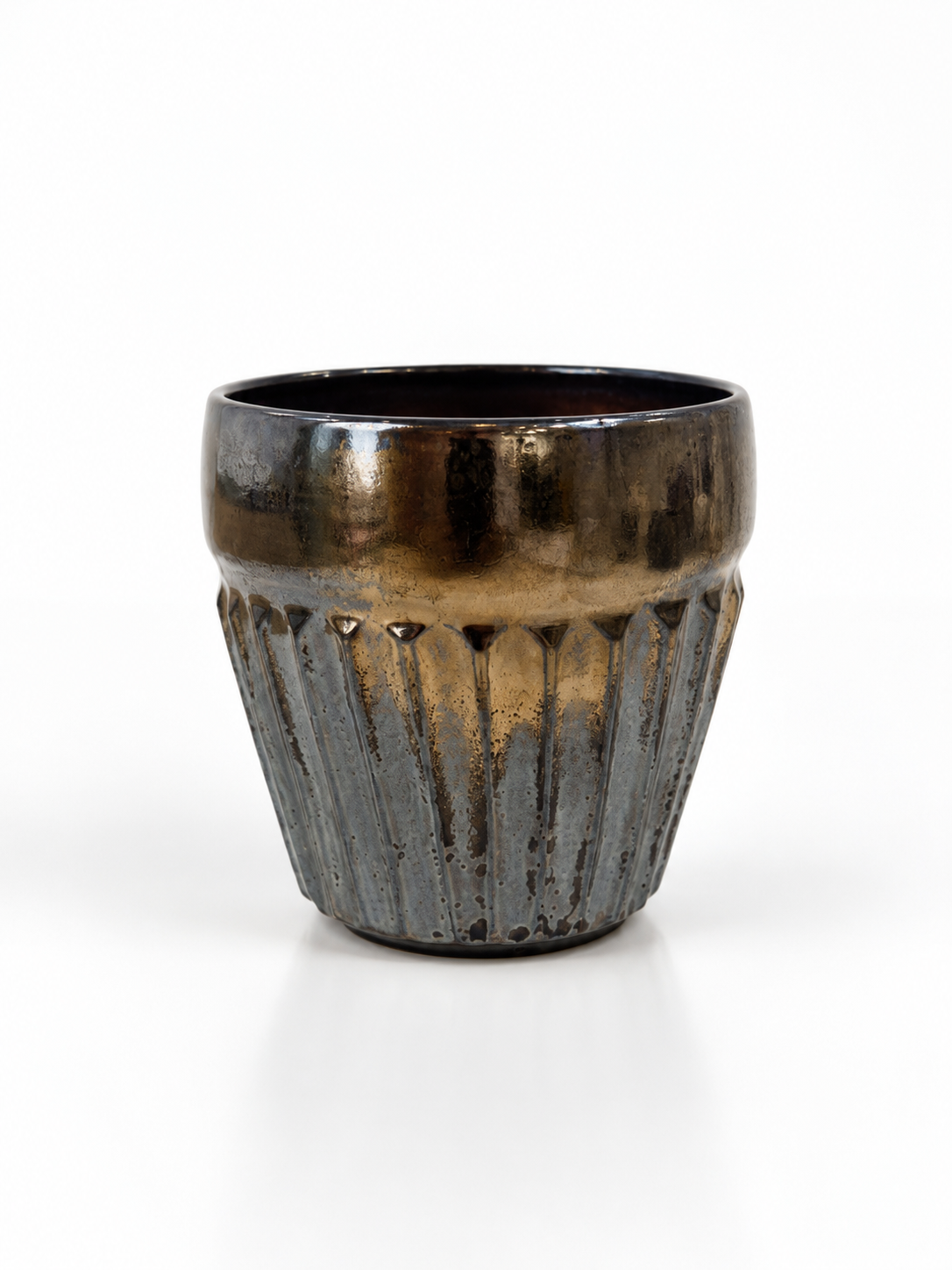Metallic Glaze Latte Cup