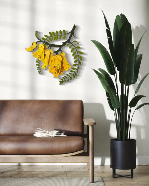 Kowhai | 3D Wall Sculpture