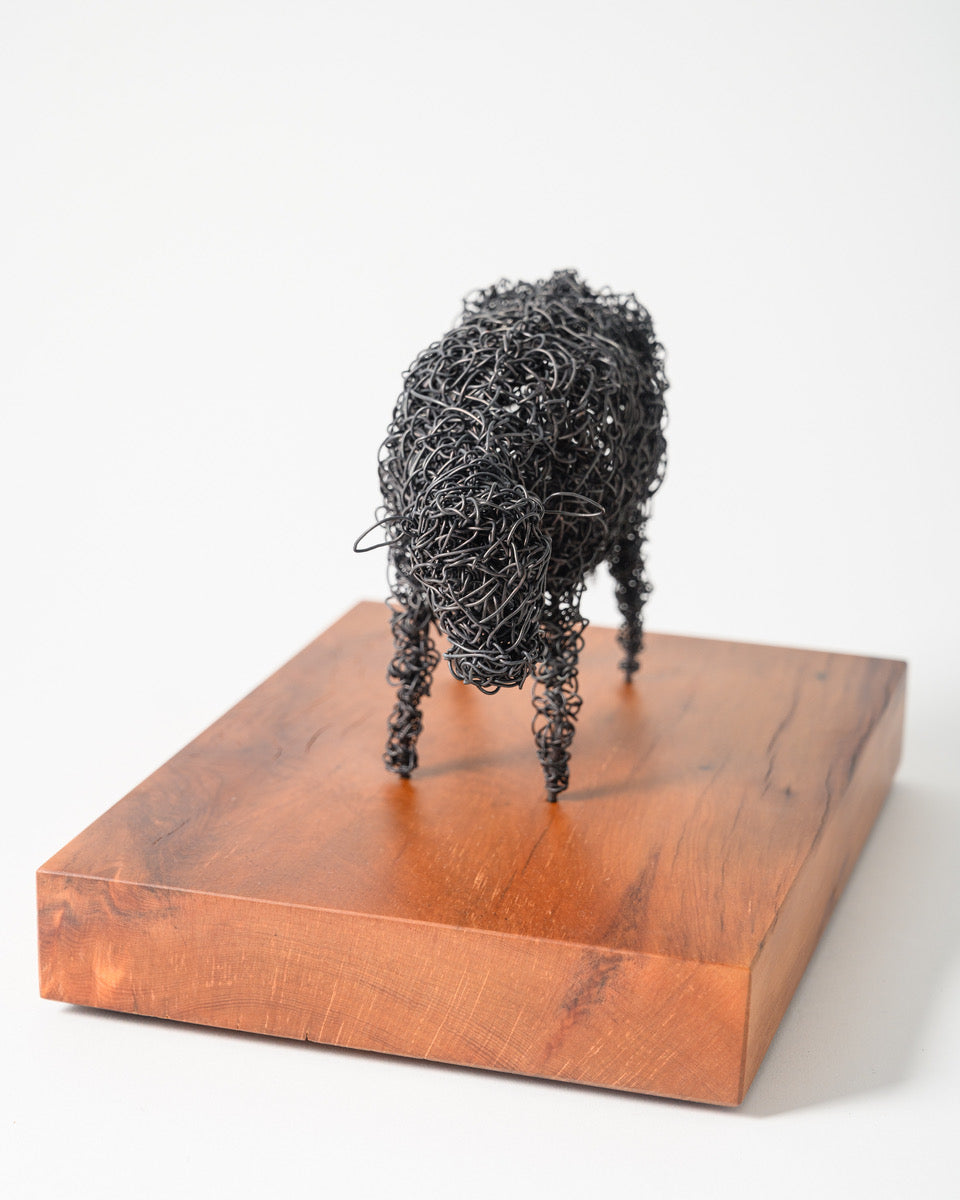 Oat | Wire Cow Sculpture | Lynda Soutar