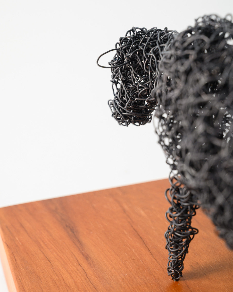 Oat | Wire Cow Sculpture | Lynda Soutar