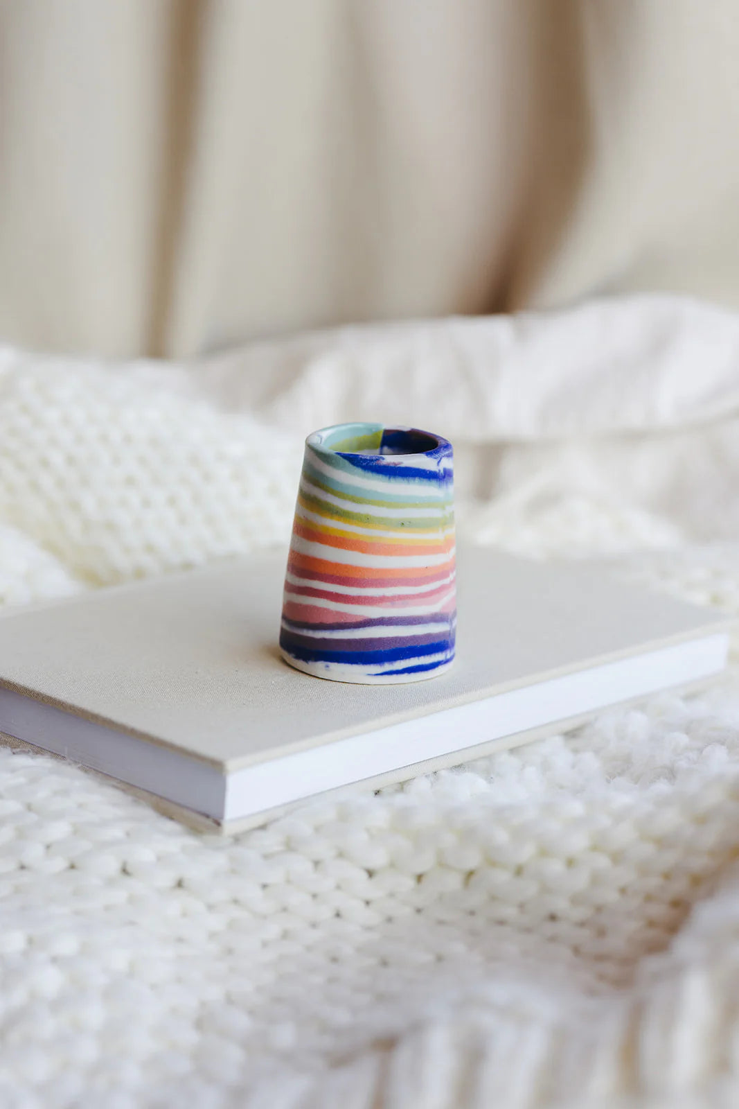 Tiny Vase | Nerikomi | Mystery Creek Ceramics