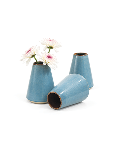 Powder Blue  Bud Vase