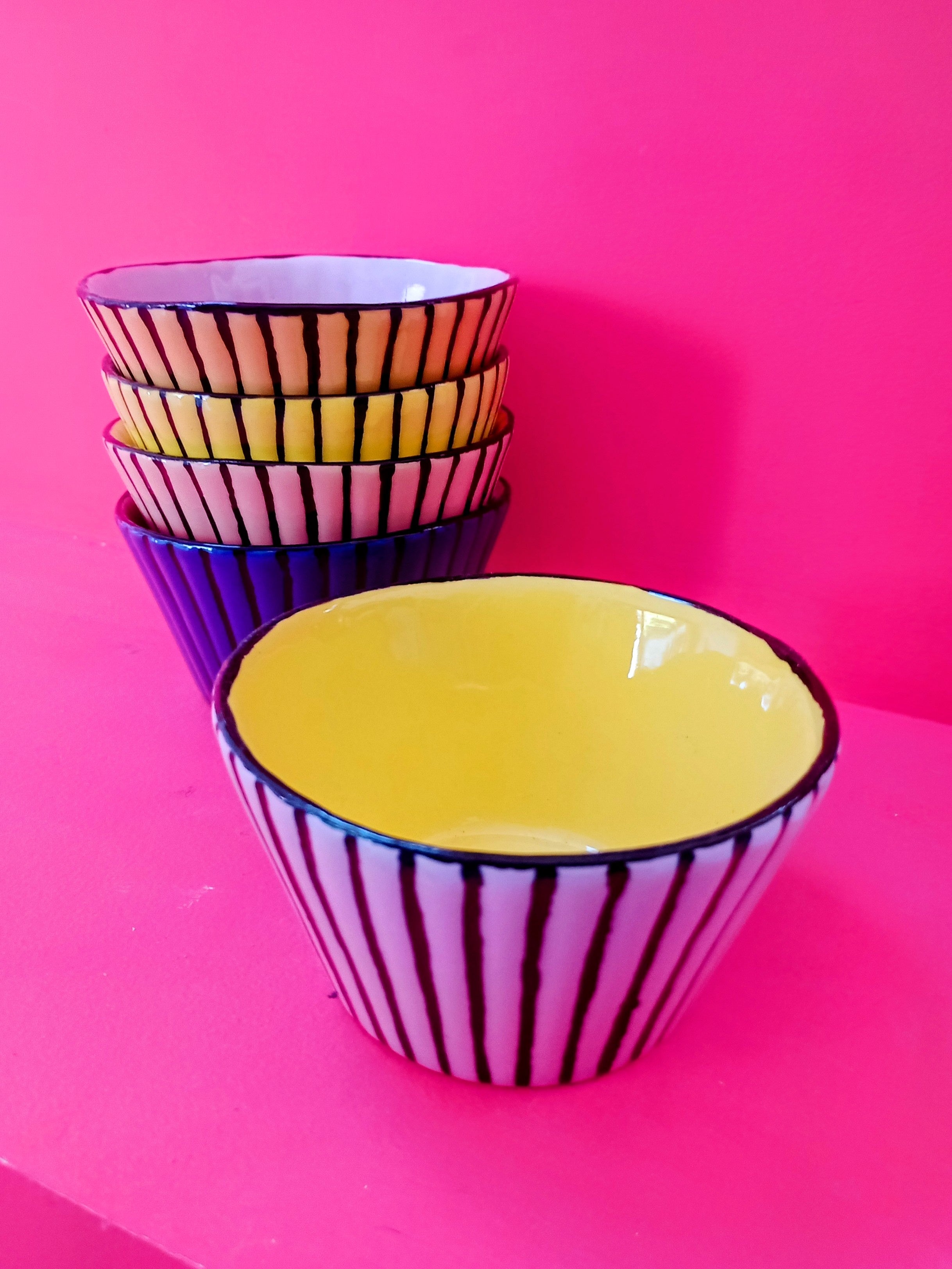 Pleat bowls | Janna van Hasselt