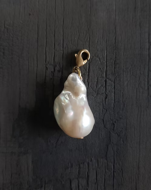 Baroque Pearl Amulet Charm