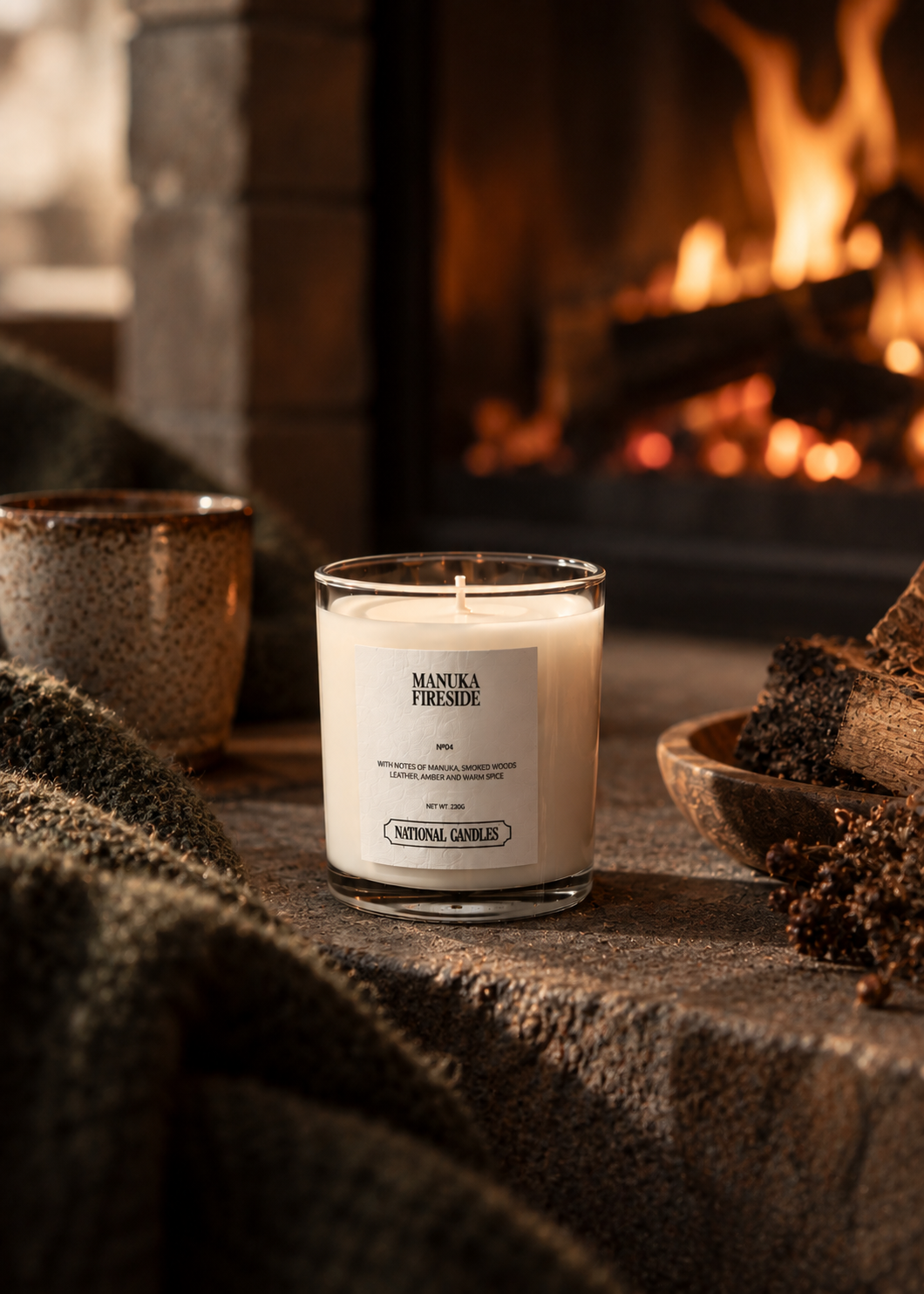 Manuka Fireside Soy Candle