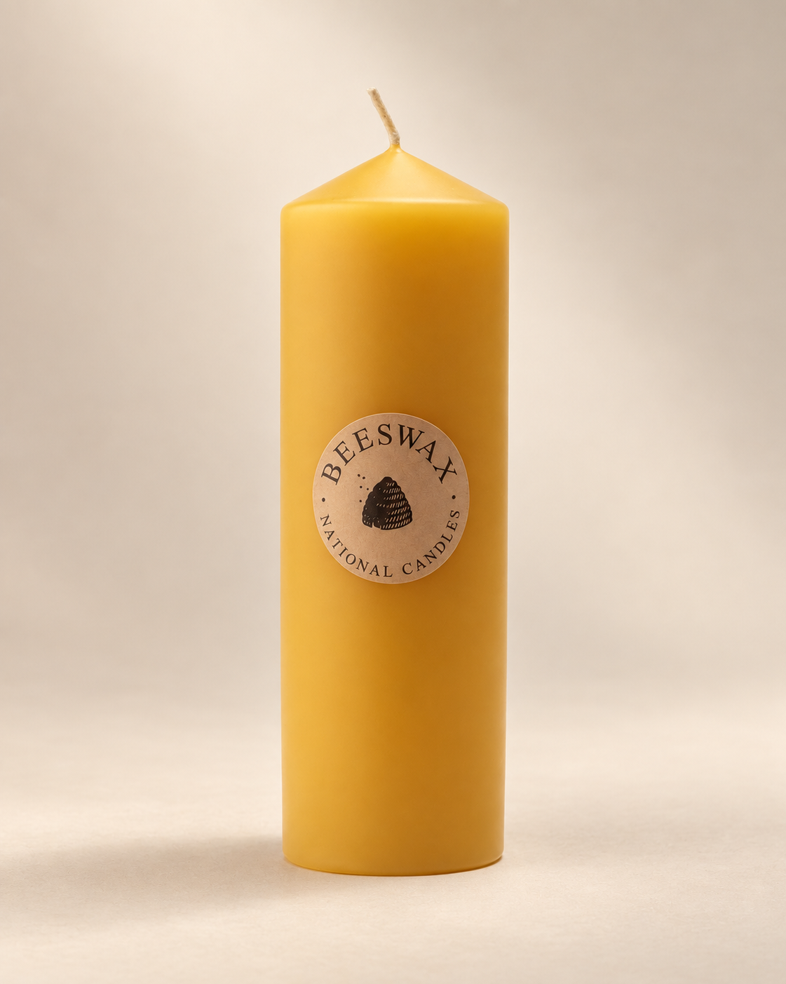 Beeswax Pillar Candle