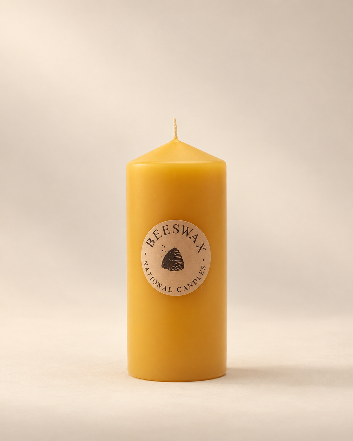 Beeswax Pillar Candle