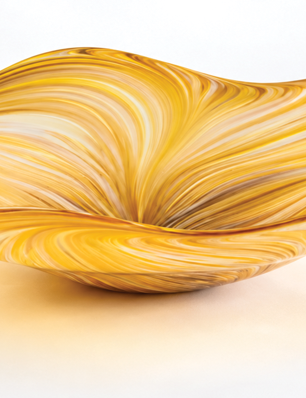 Mōhua Feather Platter | Glass