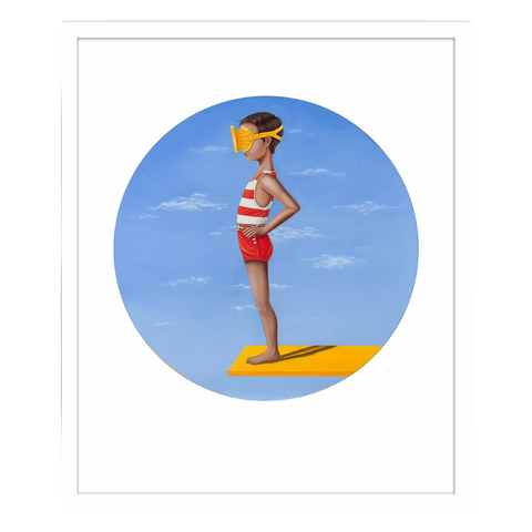 'Sky Dive 2' Framed Print