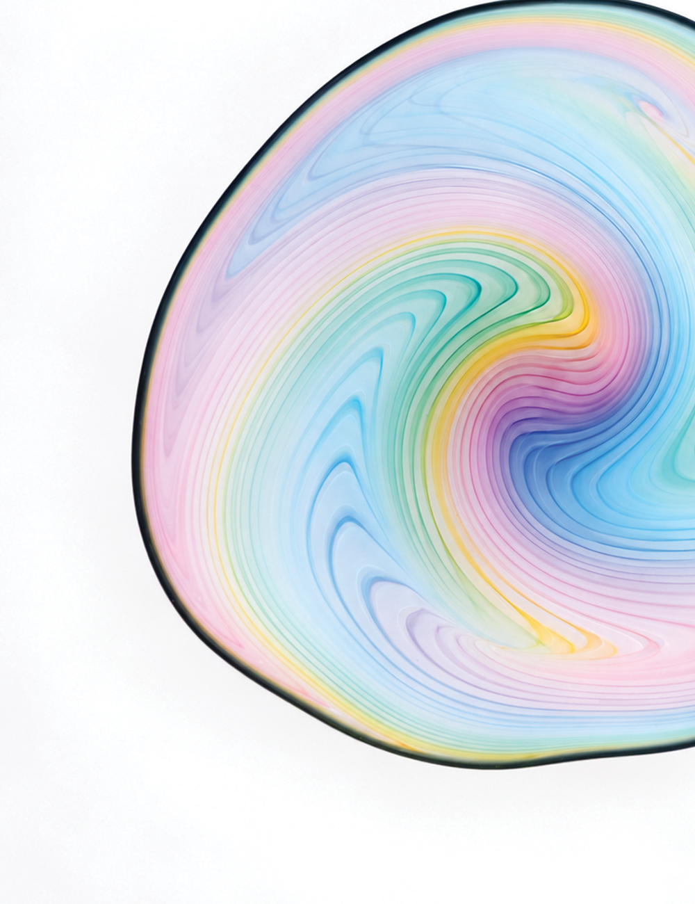 Rainbow Platter | Glass