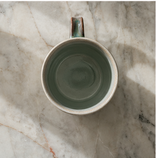 Sea foam | XL Ceramic Mug | Peter Black